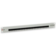 EQUIP Patch panel 25x RJ45 Cat3 19" UTP 1U ISDN, svijetlosivi
